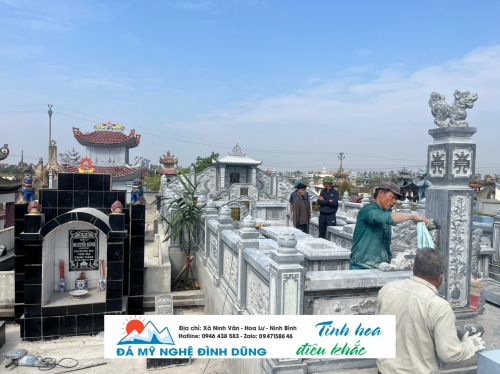 Công trình tại Nghĩa trang Hồng Dụ - huyện Ninh Giang, Hải Dương